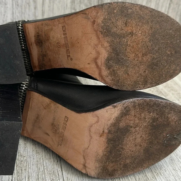 Diesel D-Zippher HA Ladies Diesel Just Above Ankle Boots - Picture 9 of 9